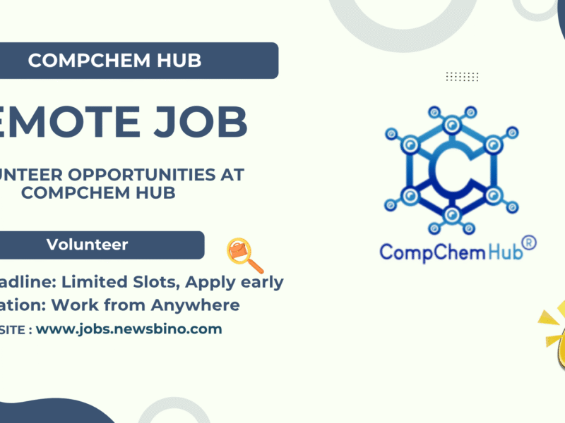 CompChem Hub, volunteer opportunity