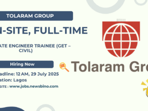 Civil Engineering Career with Tolaram Group