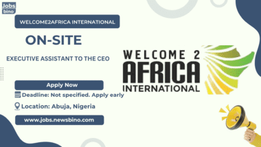 Welcome2Africa International job banner