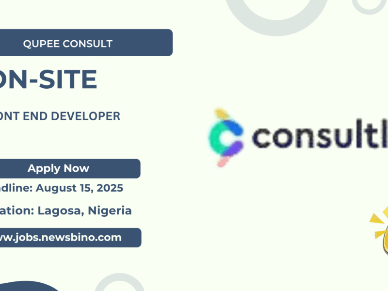 QuPee Consult Job Banner
