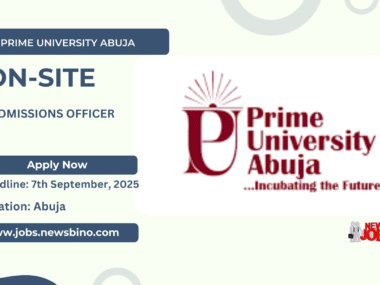 Admissions Officer Job at Prime University Abuja